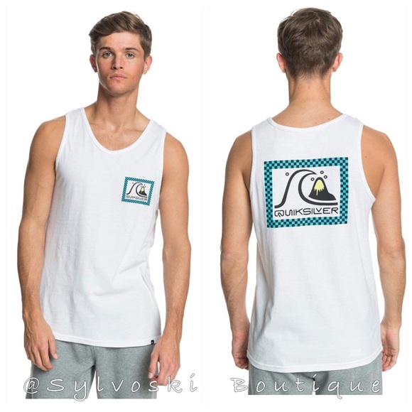 🔥 Quiksilver Men's Bobble Tank NWT - Picture 6 of 8